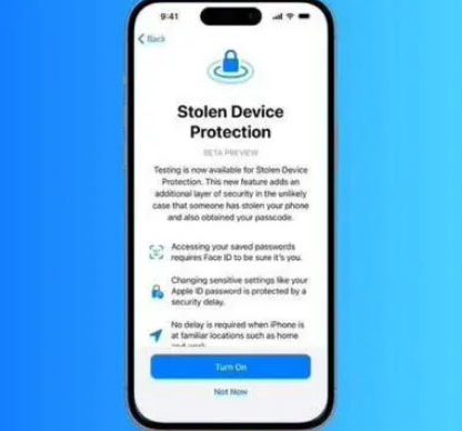 金平苹果授权维修店分享被盗设备保护功能开启方法 