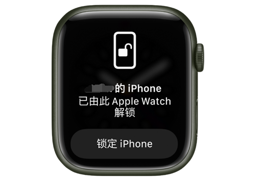 金平苹果手机维修分享用 AppleWatch 解锁配备面容 ID 的 iPhone方法 