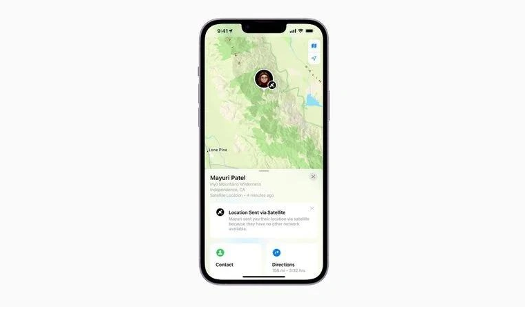 金平苹果14维修分享iPhone14系列中 FindMy功能通过卫星分享位置方法教程 