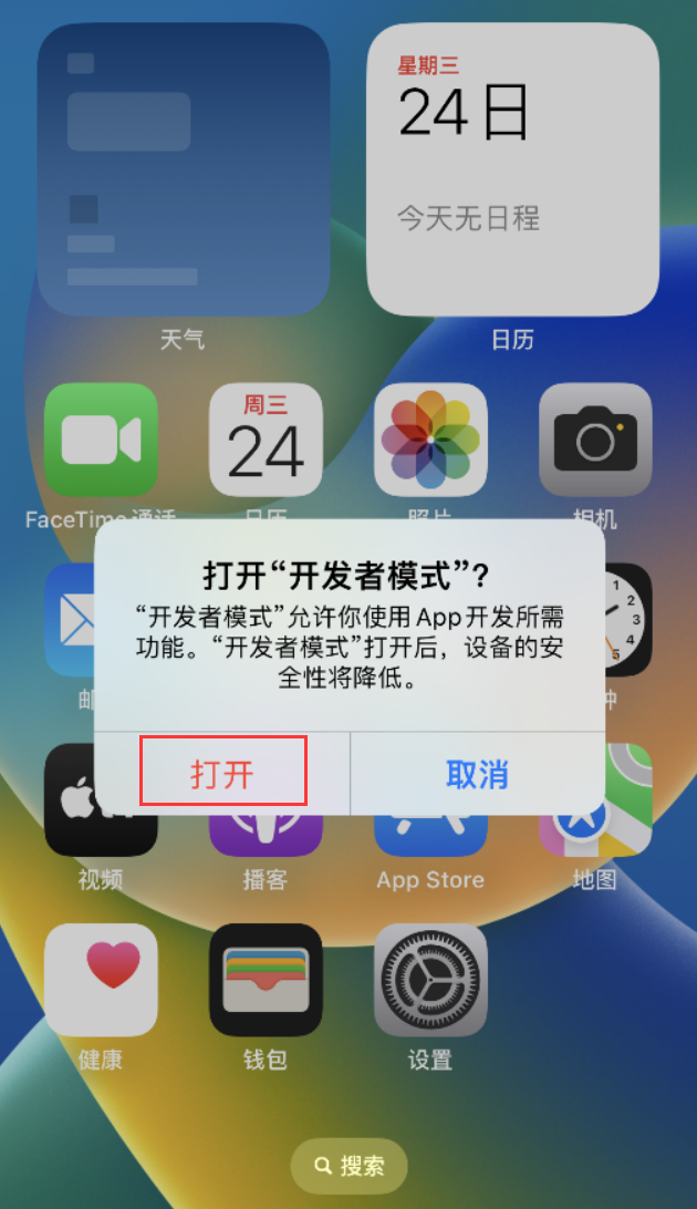金平苹果手机维修分享如何打开开发者模式 