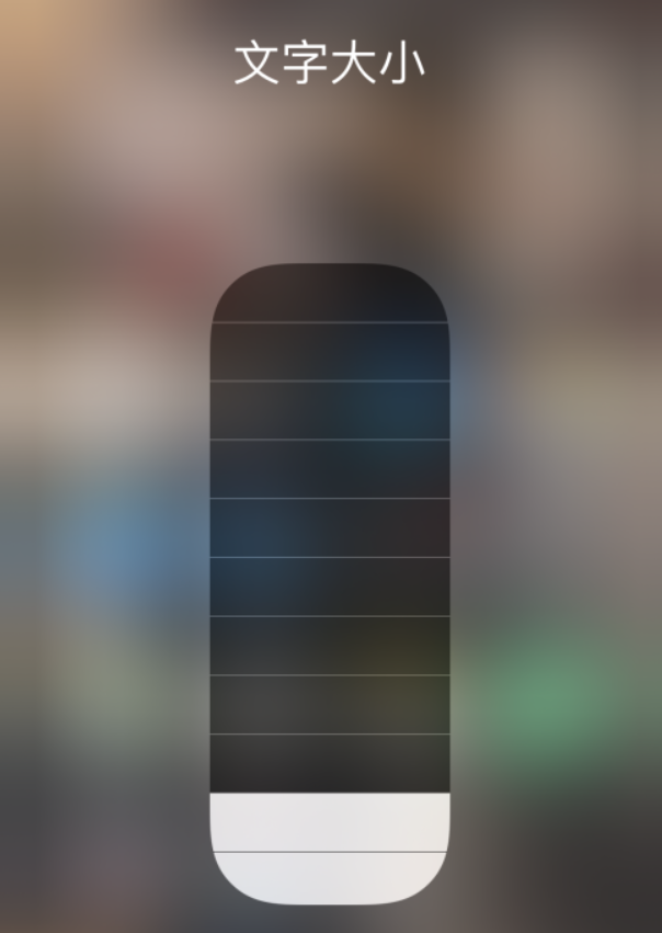 金平苹果手机维修分享小技巧：在 iPhone 控制中心快速调节字体大小 