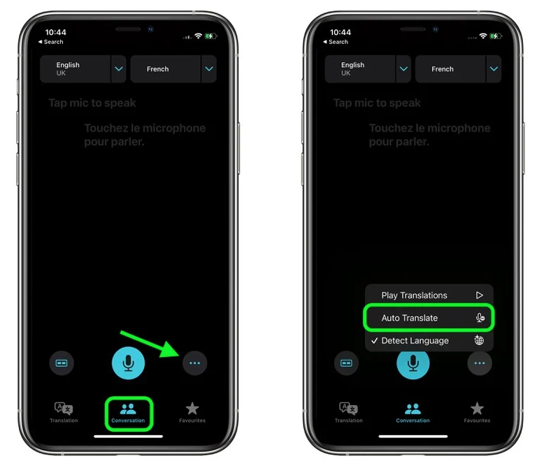金平苹果手机维修分享iOS 15 “翻译” App 新改进 